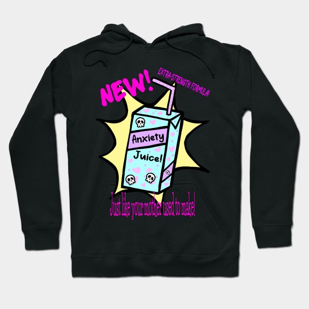 Anxiety Juice Hoodie by Divergent Curiosities 